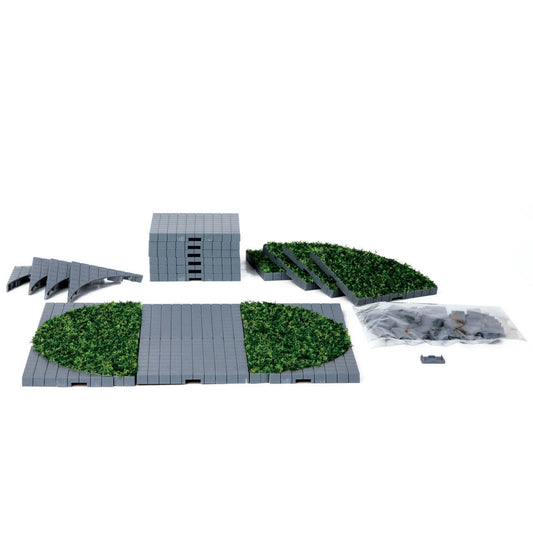 Lemax Complete Plaza Park Grass - 24 Pieces