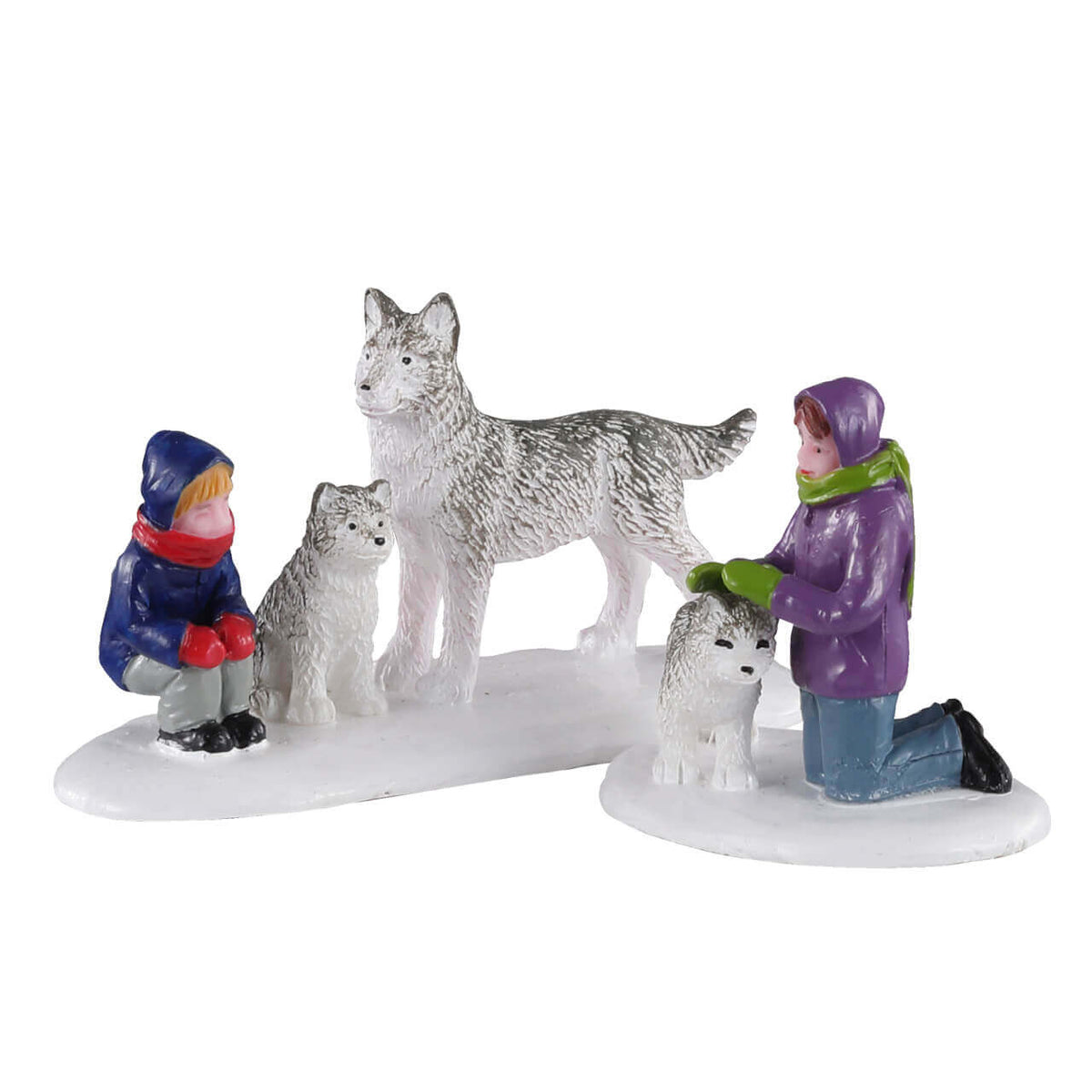 Lemax Future Sled Dogs - 2 Piece Set