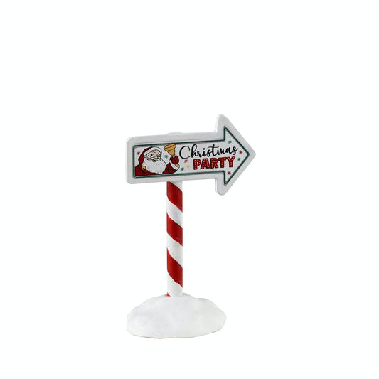 Lemax Christmas Party Sign
